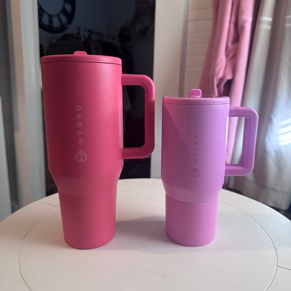 two hydrojug tumblers